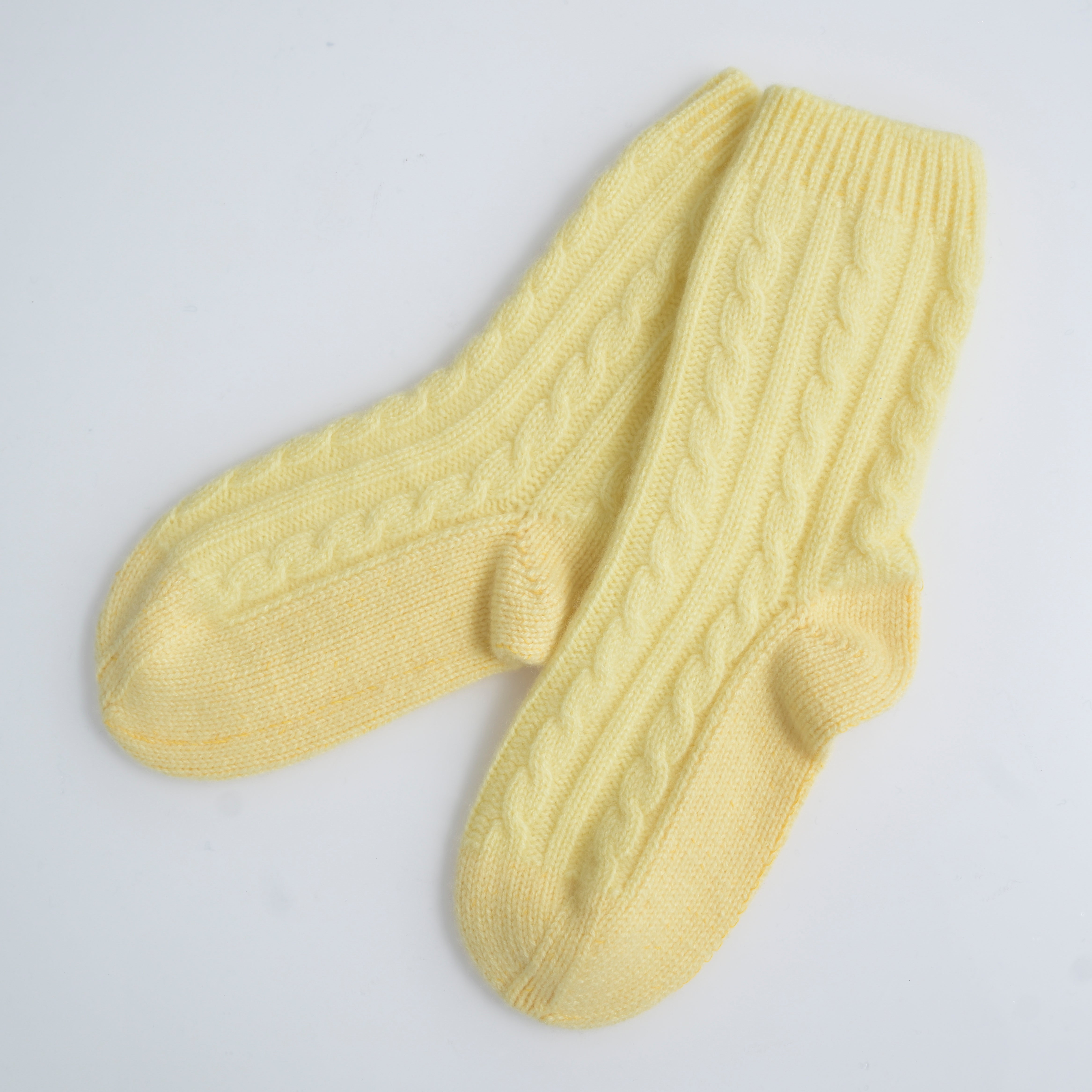 Women's Cashmere Cable Lounge Sock