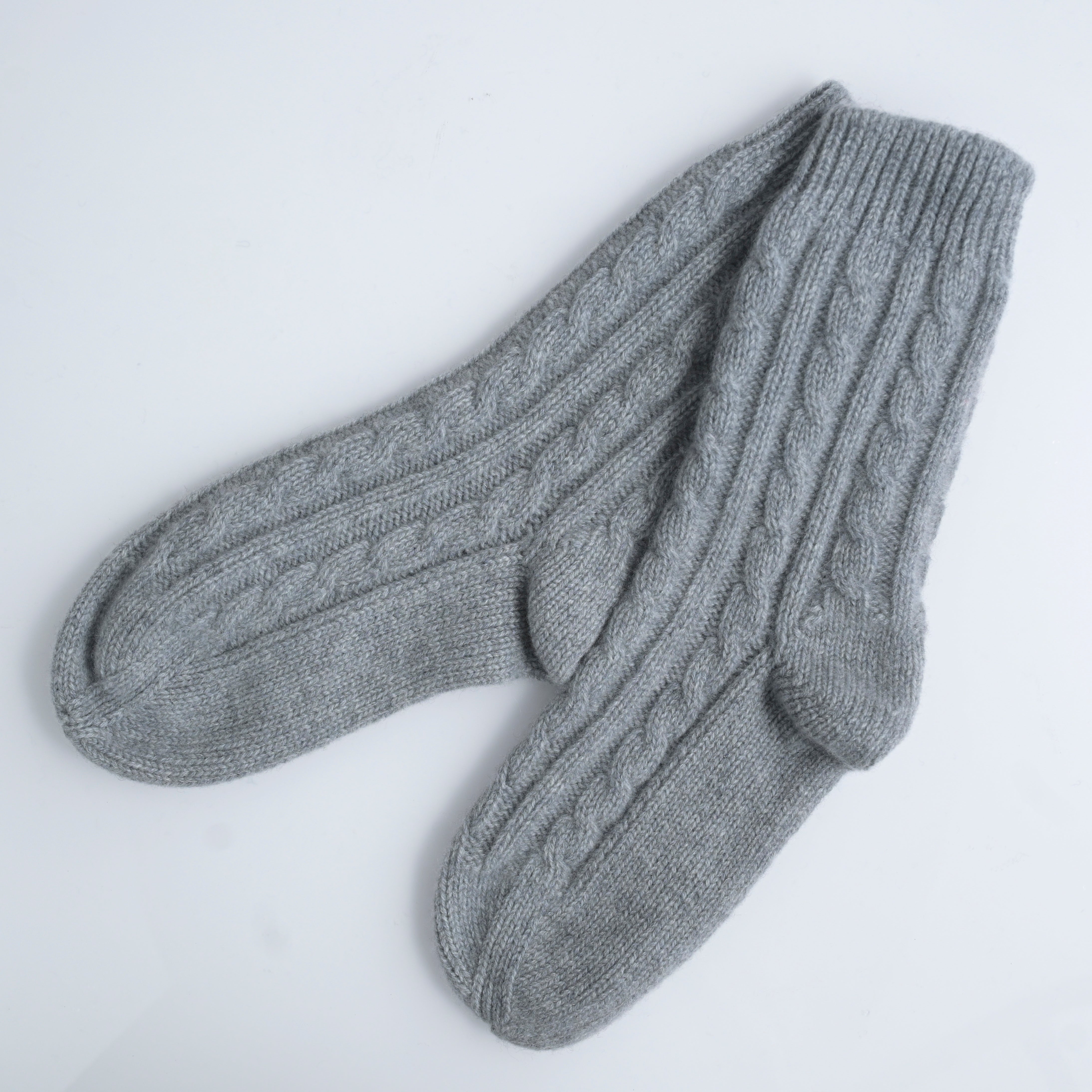 Women's Cashmere Cable Lounge Sock