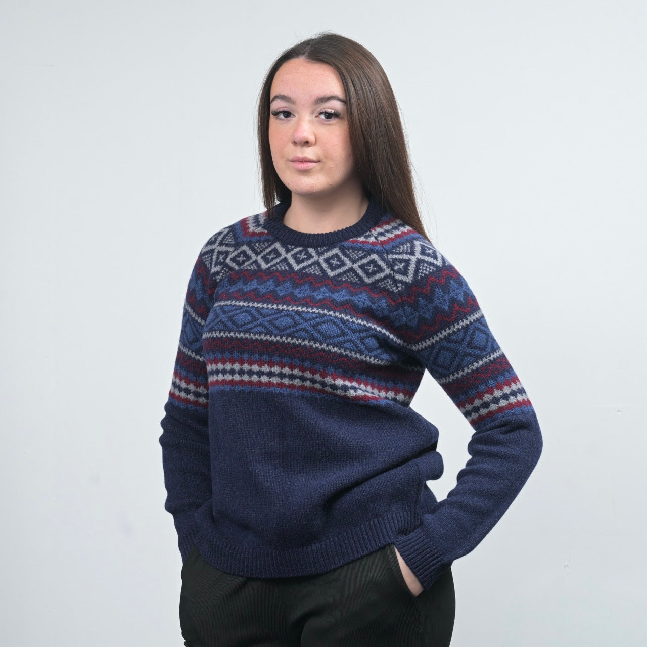 Fair Isle Crew Neck Jumper