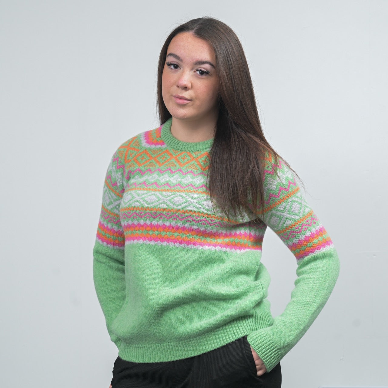 Fair Isle Crew Neck Jumper
