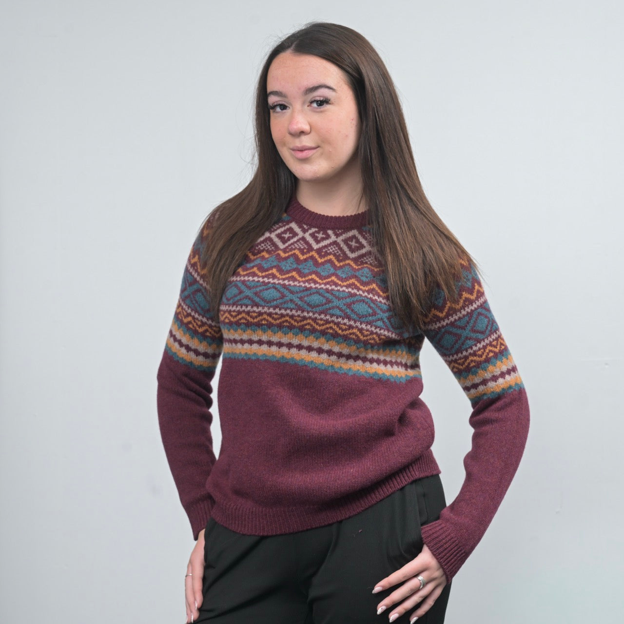 Fair Isle Crew Neck Jumper