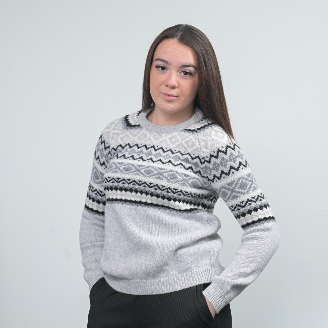 Fair Isle Crew Neck Jumper