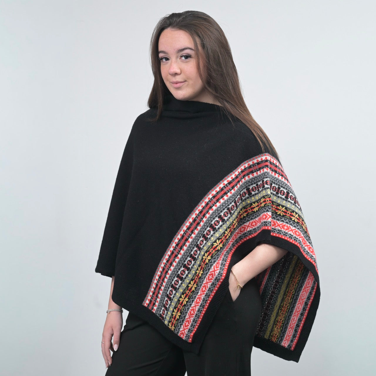 Women’s Fair Isle Poncho