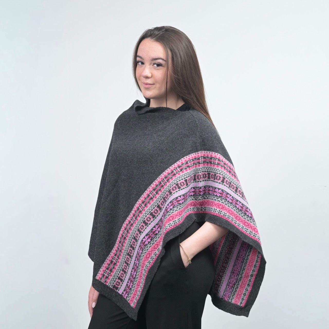 Women’s Fair Isle Poncho
