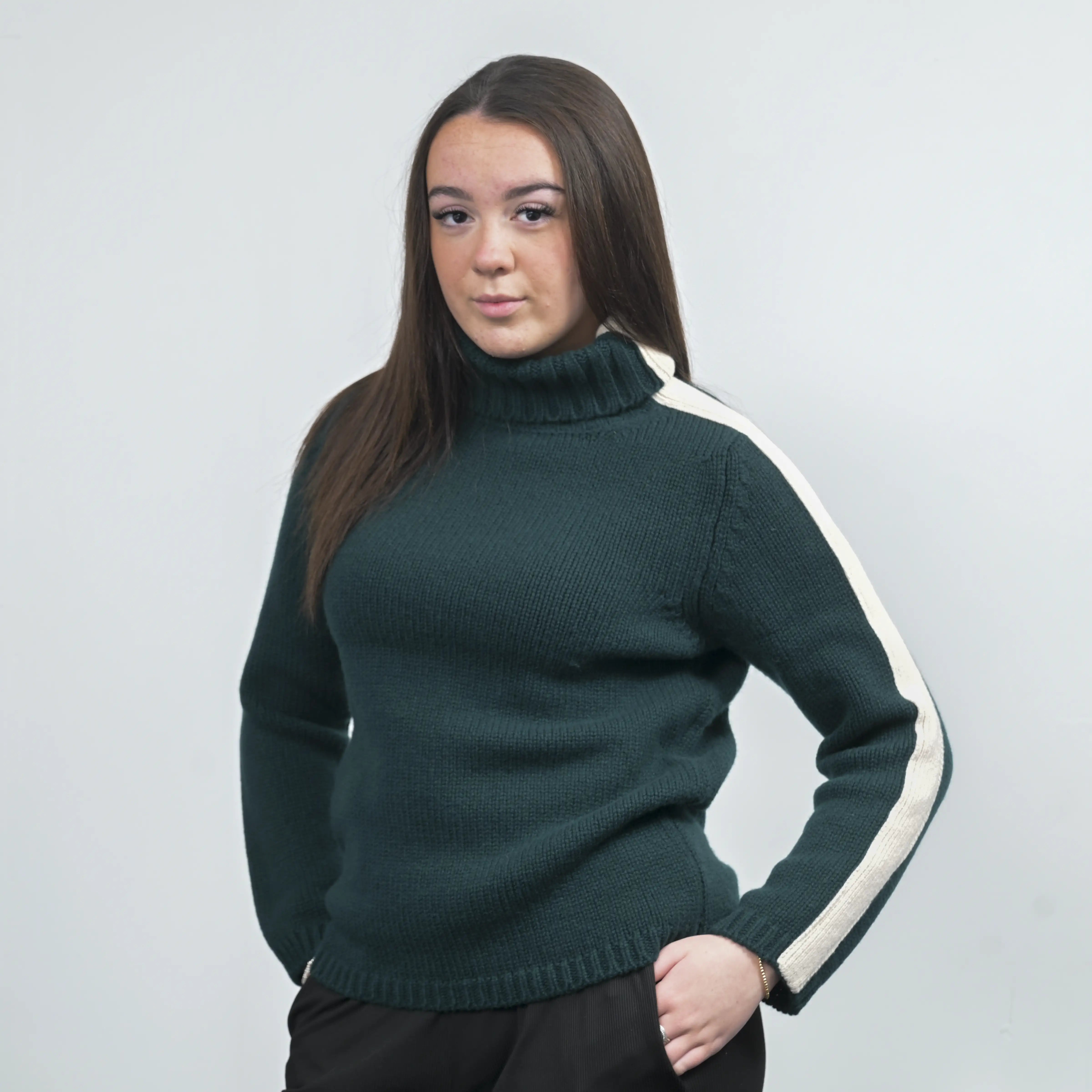 Roll Neck with Stripe
