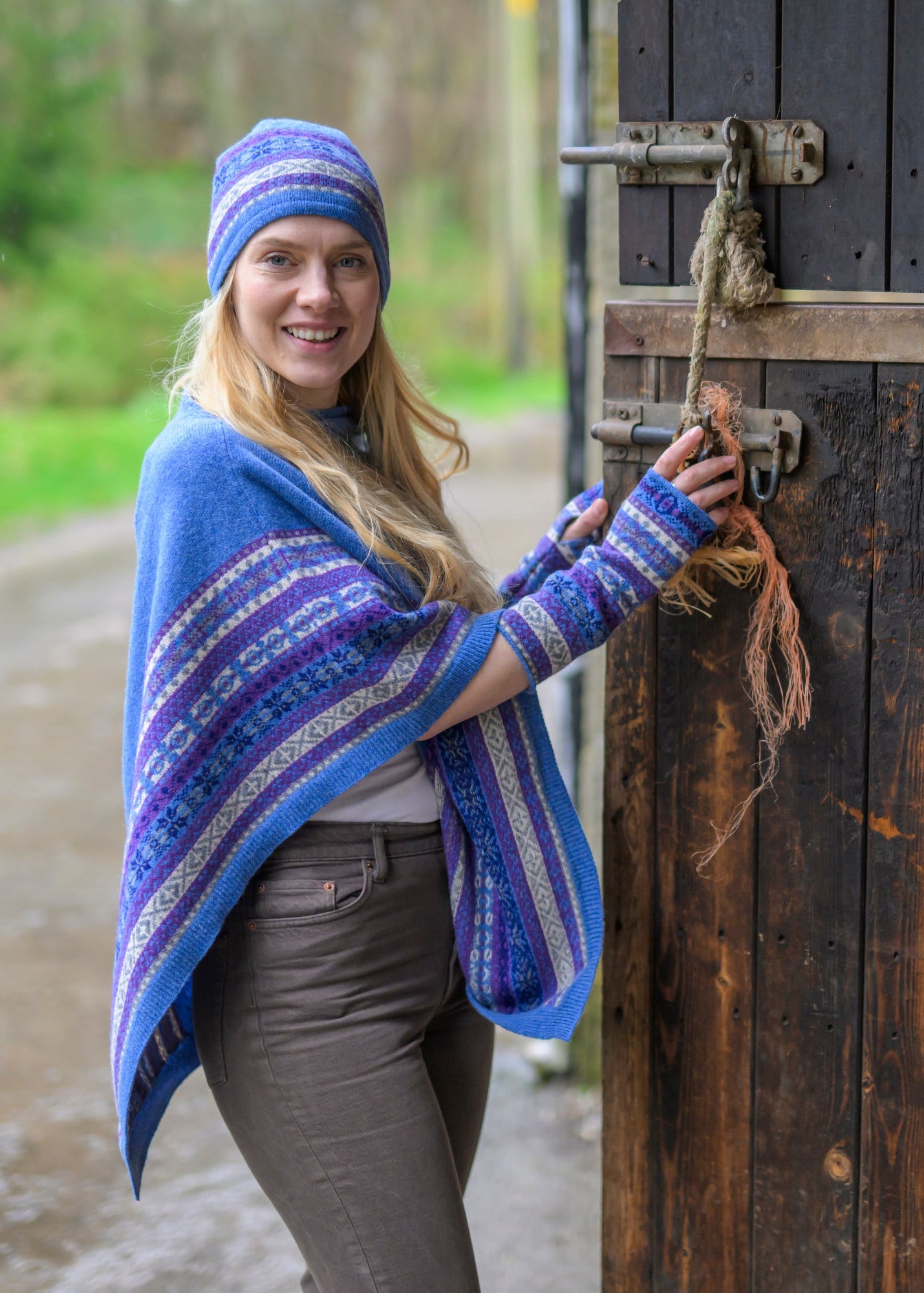 Women’s Fair Isle Poncho