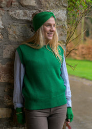 Lambswool Headband in Chunky Fisherman Rib