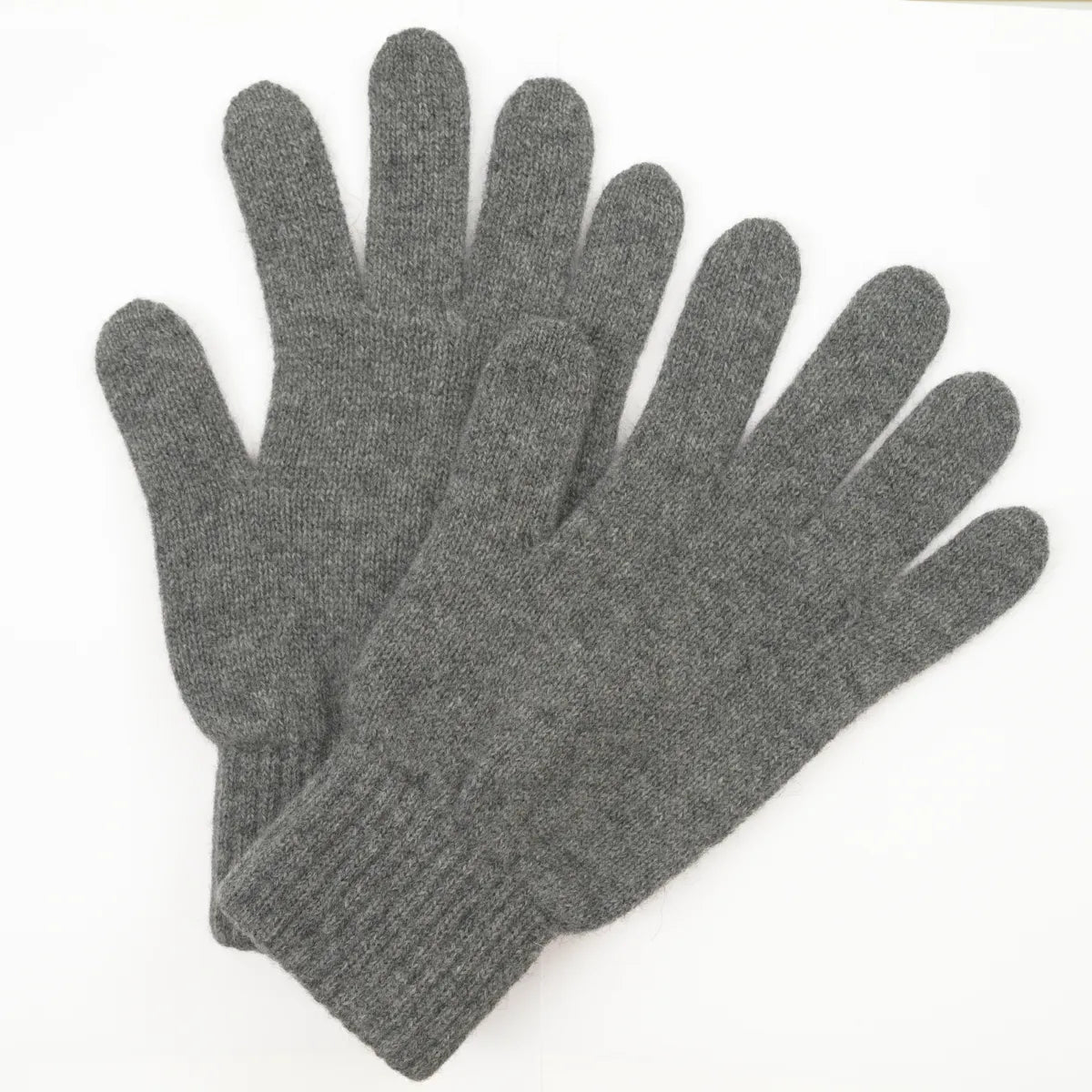 Cashmere gloves in derby grey